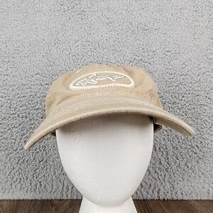 Greg Norman Fishing Embroidered Logo Golf Hat Adjustable Baseball Cap Khaki